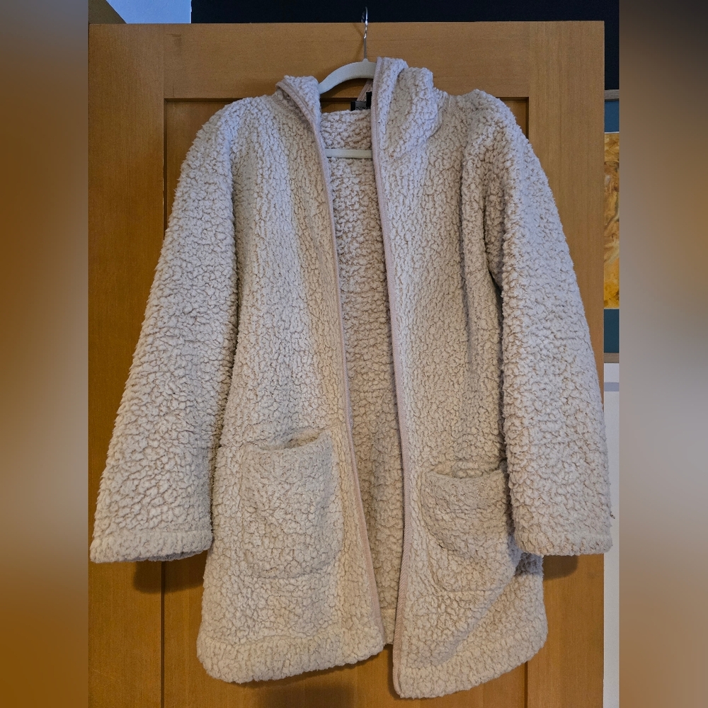 Love Tree Cream Sherpa Jacket